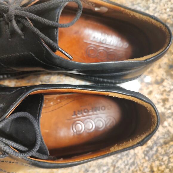 ECCO Black Leather Dress Shoes Comfort System Size 8.5 main image 10